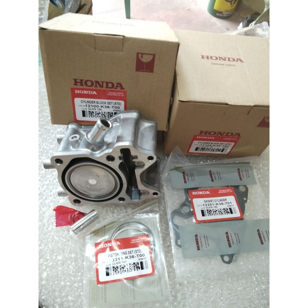 Cylinder Block assy For Honda Click 150 V1 V3 complete set assy ...