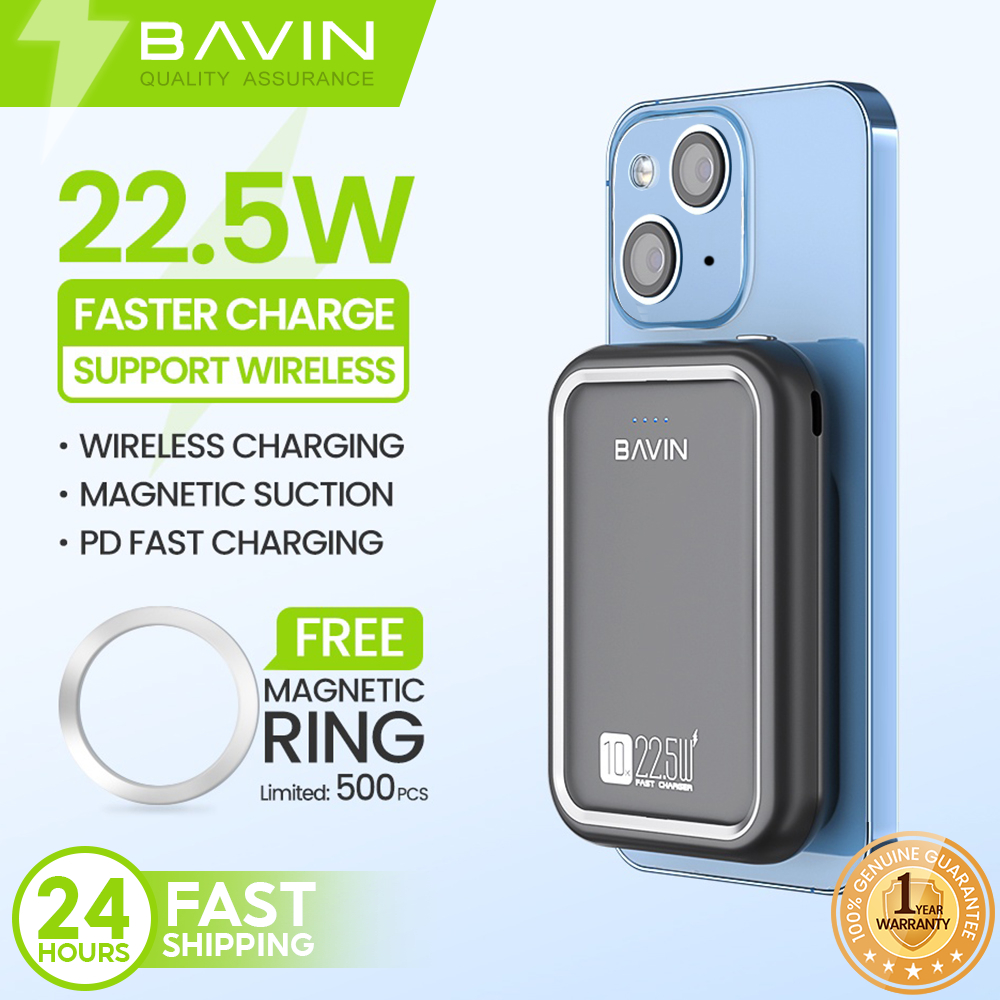 BAVIN PC061 10000mAh Fast Charging Wireless Powerbank