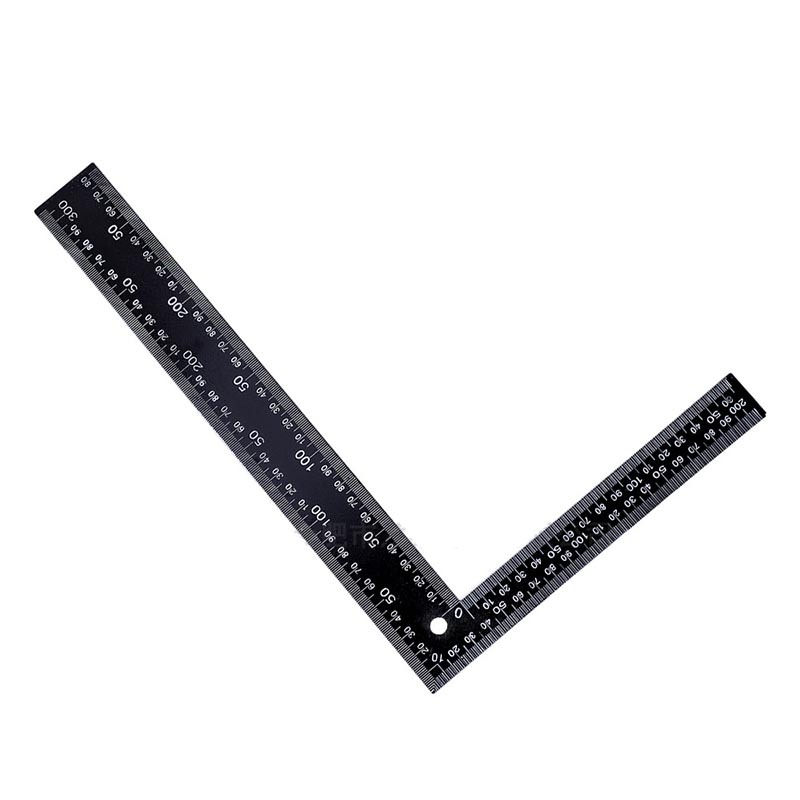 L-Shaped Metal Angle Ruler Precision Double-Sided Measuring Tool for ...