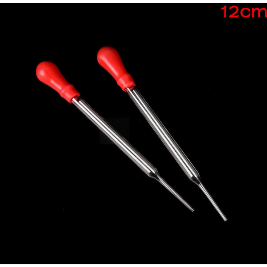 MT- Glass Dropper Transfer Pipettes With Red Rubber Bulb Laboratory ...