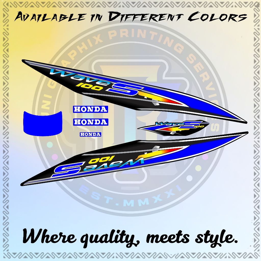 Shop wave 100 decals for Sale on Shopee Philippines