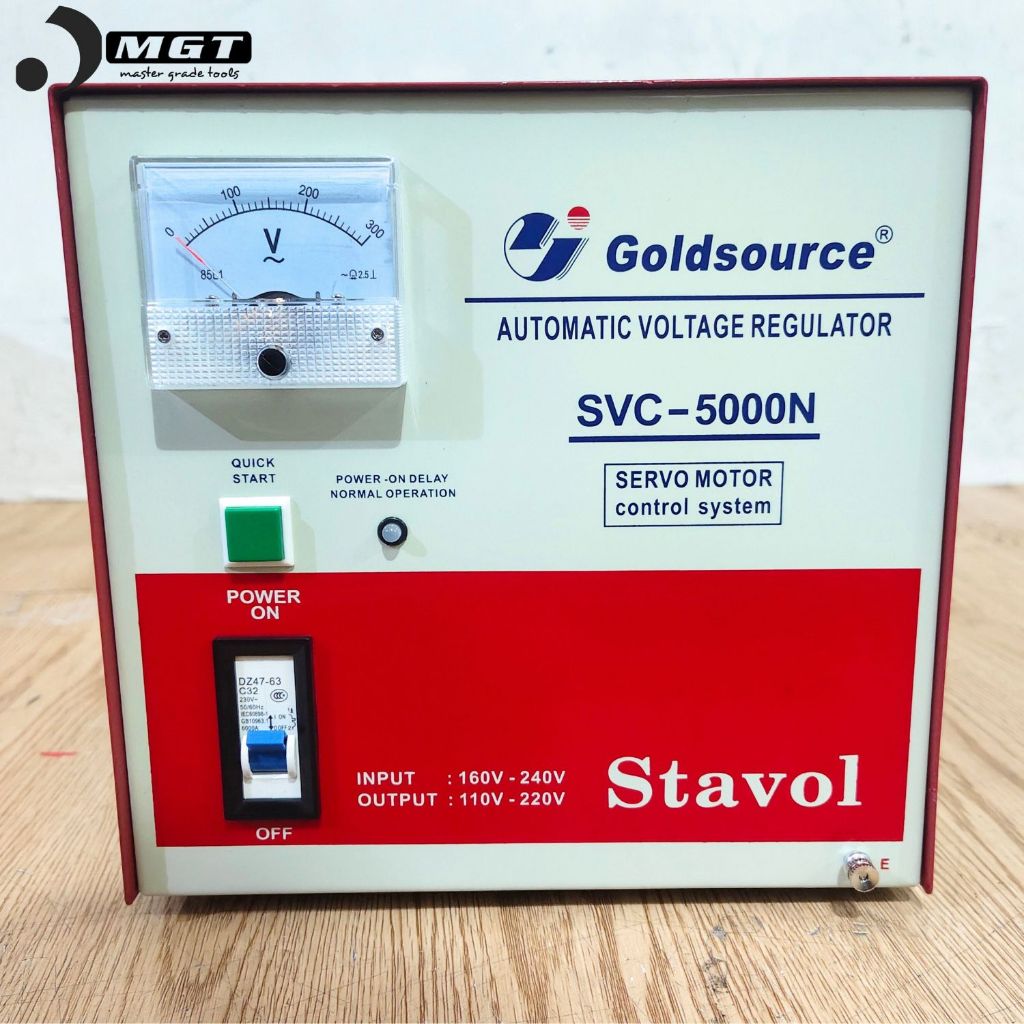 Goldsource Automatic Voltage Regulator (AVR) 5000 Watts SVC-5000N with ...