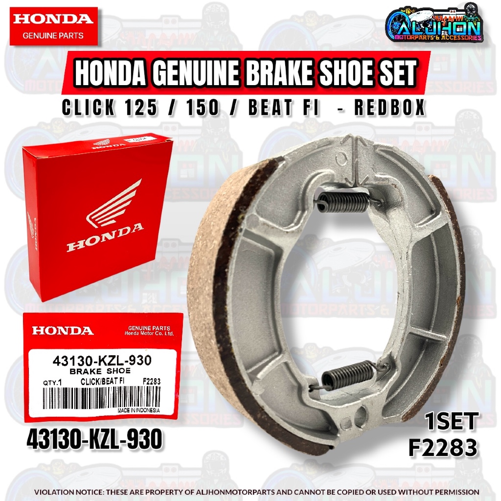 Honda Brake Shoe Click 125/150 , Beat Fi (redbox) | Shopee Philippines