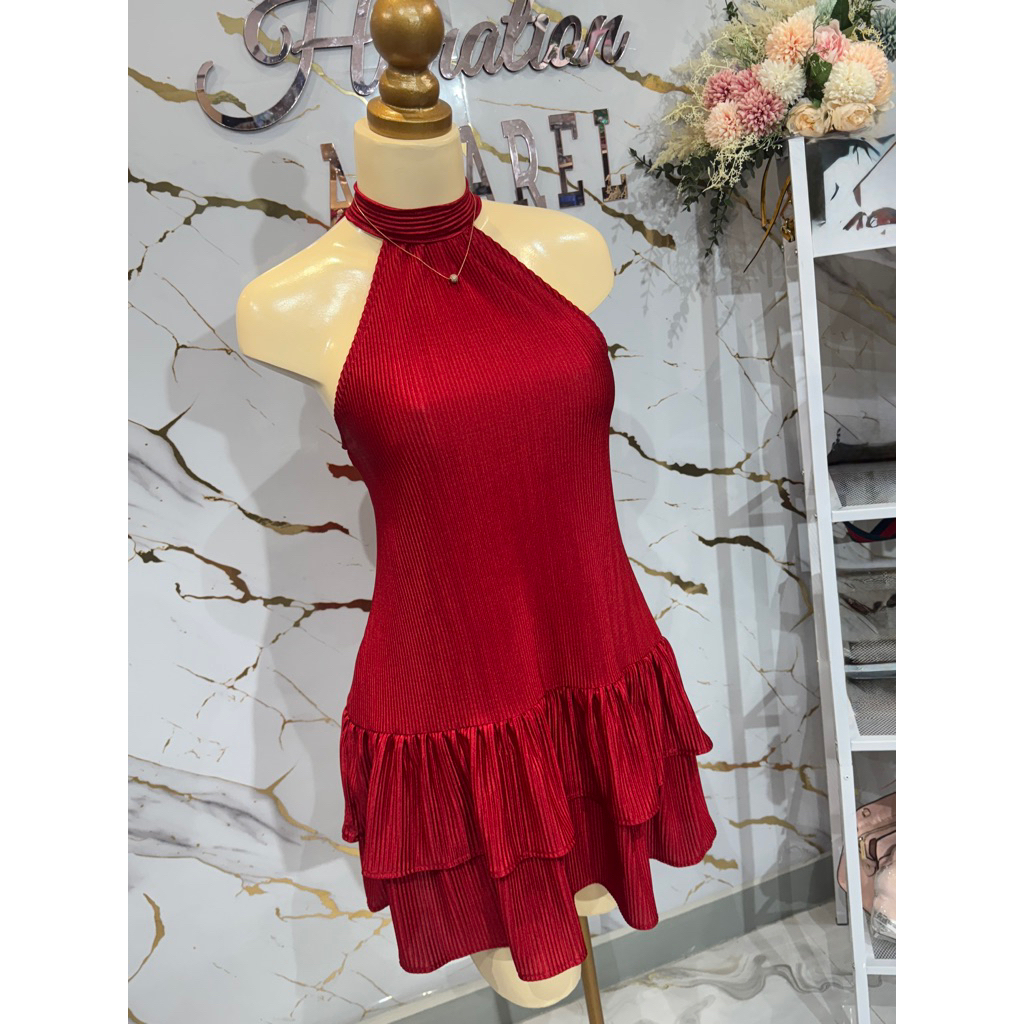 strapless open back dress Athena Dress – Fenity main image 0