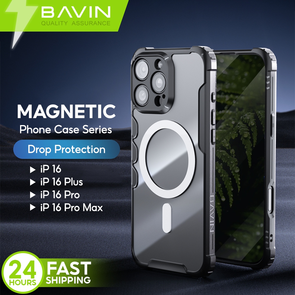 BAVIN YX305A Phone Case Series Magnetic Suction w/ Anti-Fall for iP 16/ ...