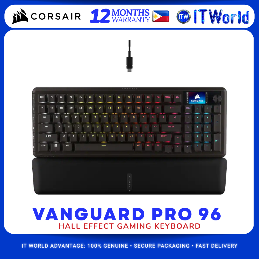 Corsair Vanguard Pro 96 Hall Effect MGX Hyperdrive Wired Gaming ...