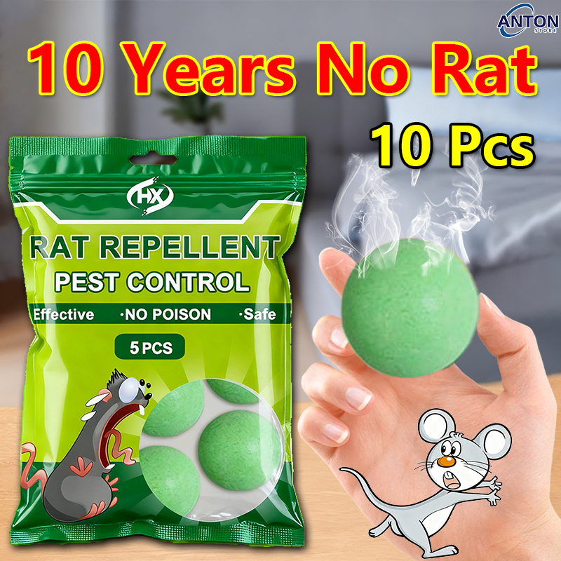 10PCS Rat Repellent Moth Balls Powerful Rat Killer Poison Rat Repellent ...