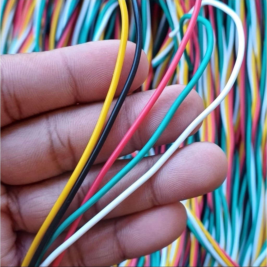 5-Colors Stranded Wire #22 AWG Copper Wire | Shopee Philippines