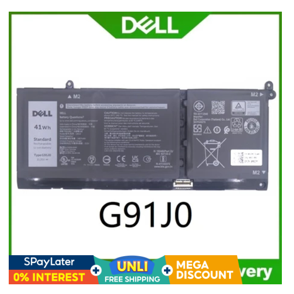 G91J0 41Wh Battery For Dell Latitude 3320 3420 3520 Inspiron 5310 5410 - View #13