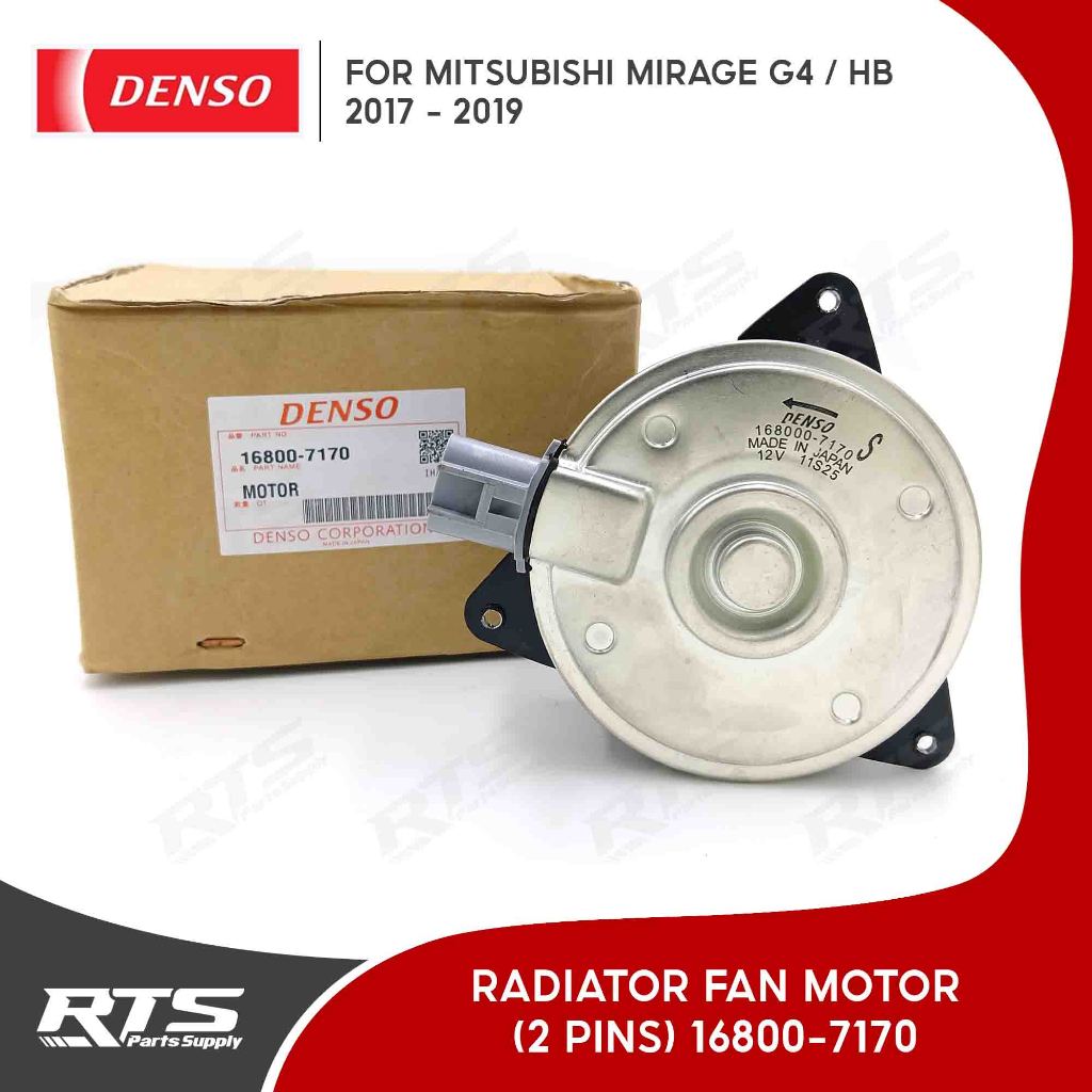 DENSO 2 PIN RADIATOR FAN MOTOR 12V for MITSUBISHI MIRAGE G4 2017 - 2019 ...