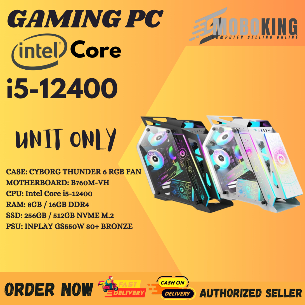 Computer Set Intel Core i5-12400 | 8/16GB RAM | 256/512GB SSD | UHD 730 ...
