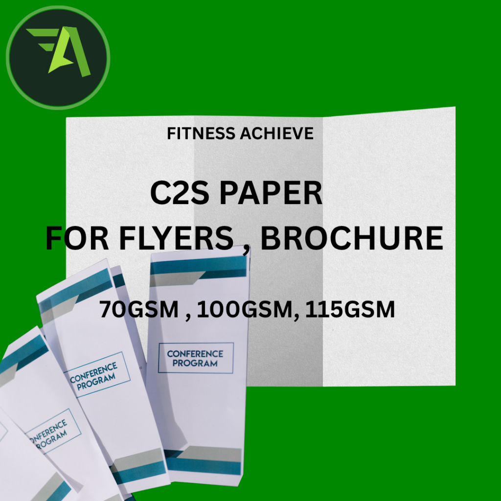Coated Two-Sided Paper C2S 70gsm–130gsm | 100 Sheets Premium Glossy ...