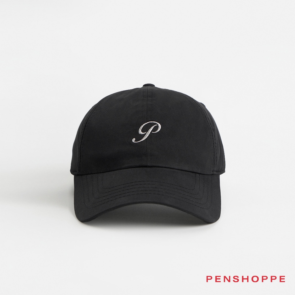 Penshoppe Twill Varsity Cap (Black/Blush) | Shopee Philippines
