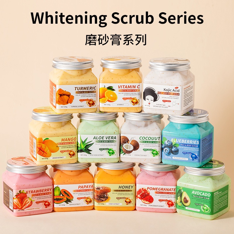 FACE & BODY SCRUB NET: 350g Kojic Acid , VITAMIN C ... | Shopee Philippines