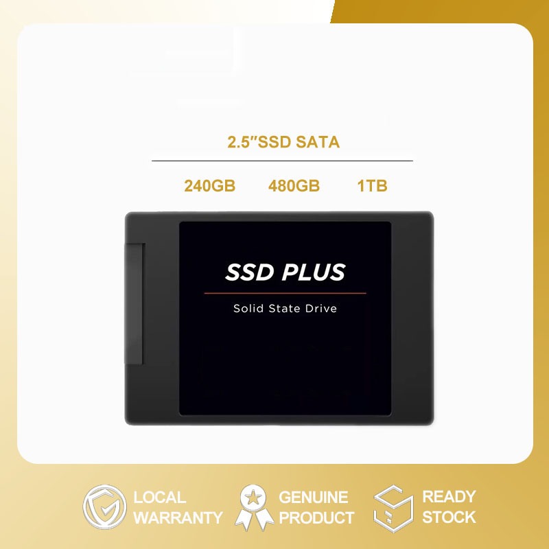 SSD 1TB/480GB SSD PLUS SATA III 2.5" Solid State Drive / Internal SSD ...