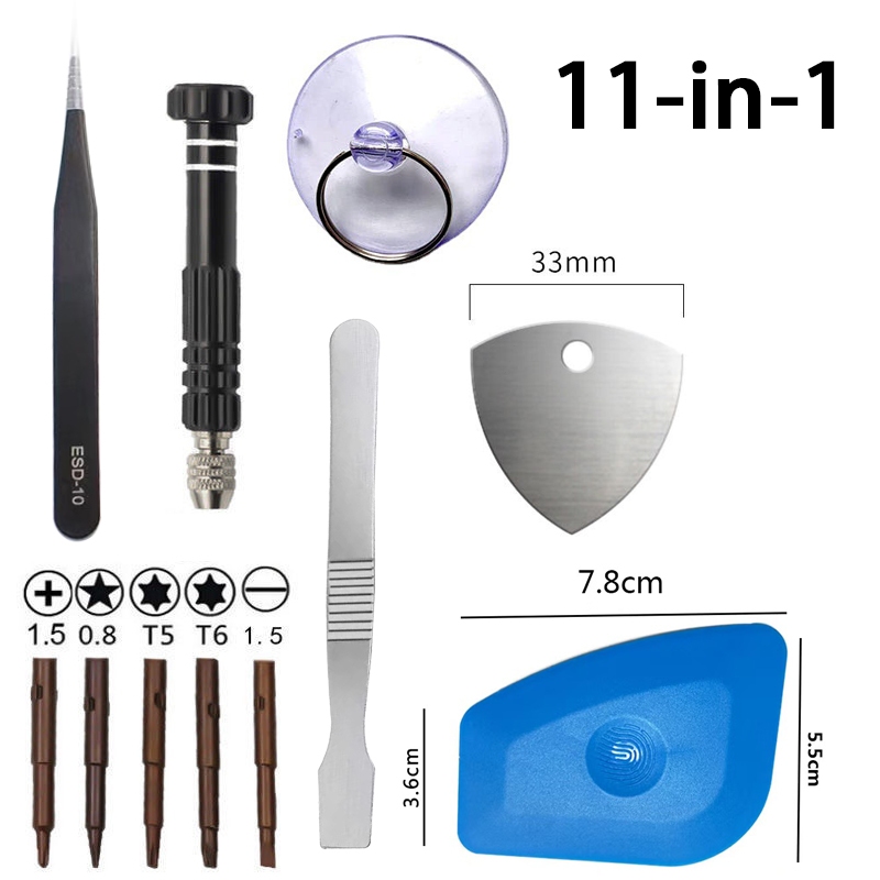 11 in 1 Mobile Phone Repair Tools Kit Watch Opening Disassembly Repairs ...