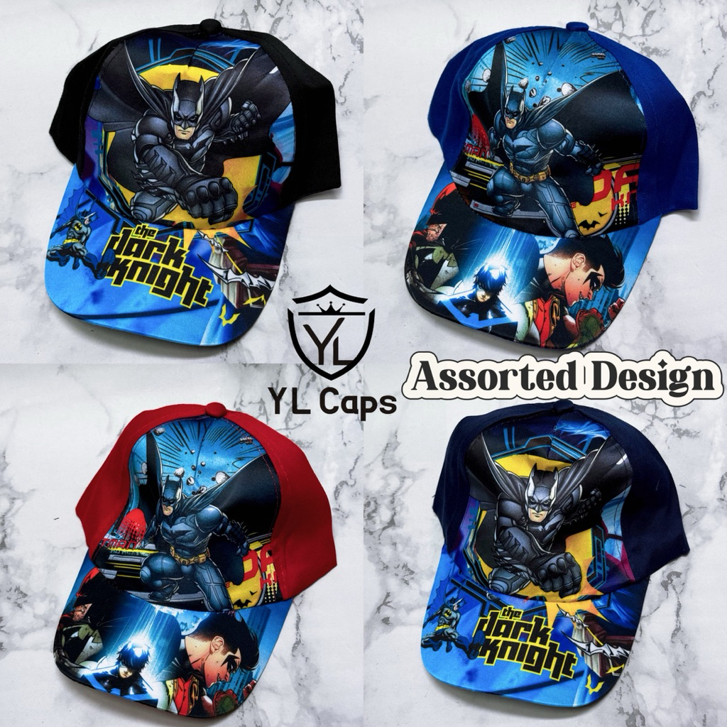BATMAN Cartoon Character Cap for Kids Assorted Design Unisex for Men ...
