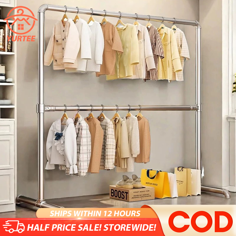 Sampayan Heavy Duty Drying Rack Clothes Rack Sampayan Stainless Hanger  Stand Hanger Rack For Clothes