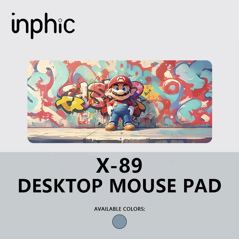 INPHIC x Colorful Super Mario Washable mouse Pad Expansion Large mouse ...