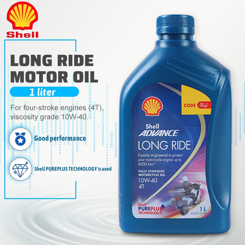Shell Advance Long Ride 10w 40 Fully Synthetic ax7 Scooter Oil 1L ...