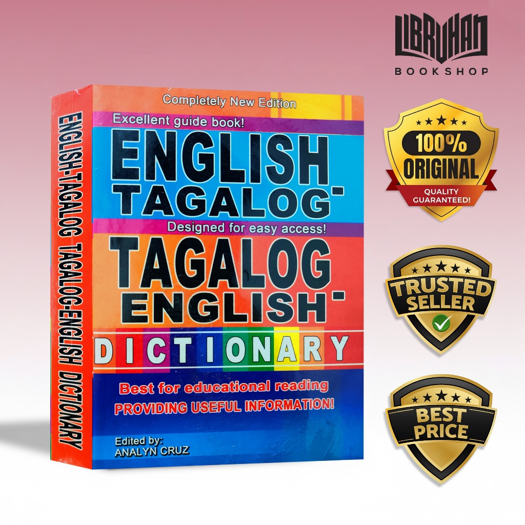 ENGLISH TAGALOG TAGALOG ENGLISH DICTIONARY Analyn Cruz Shopee 
