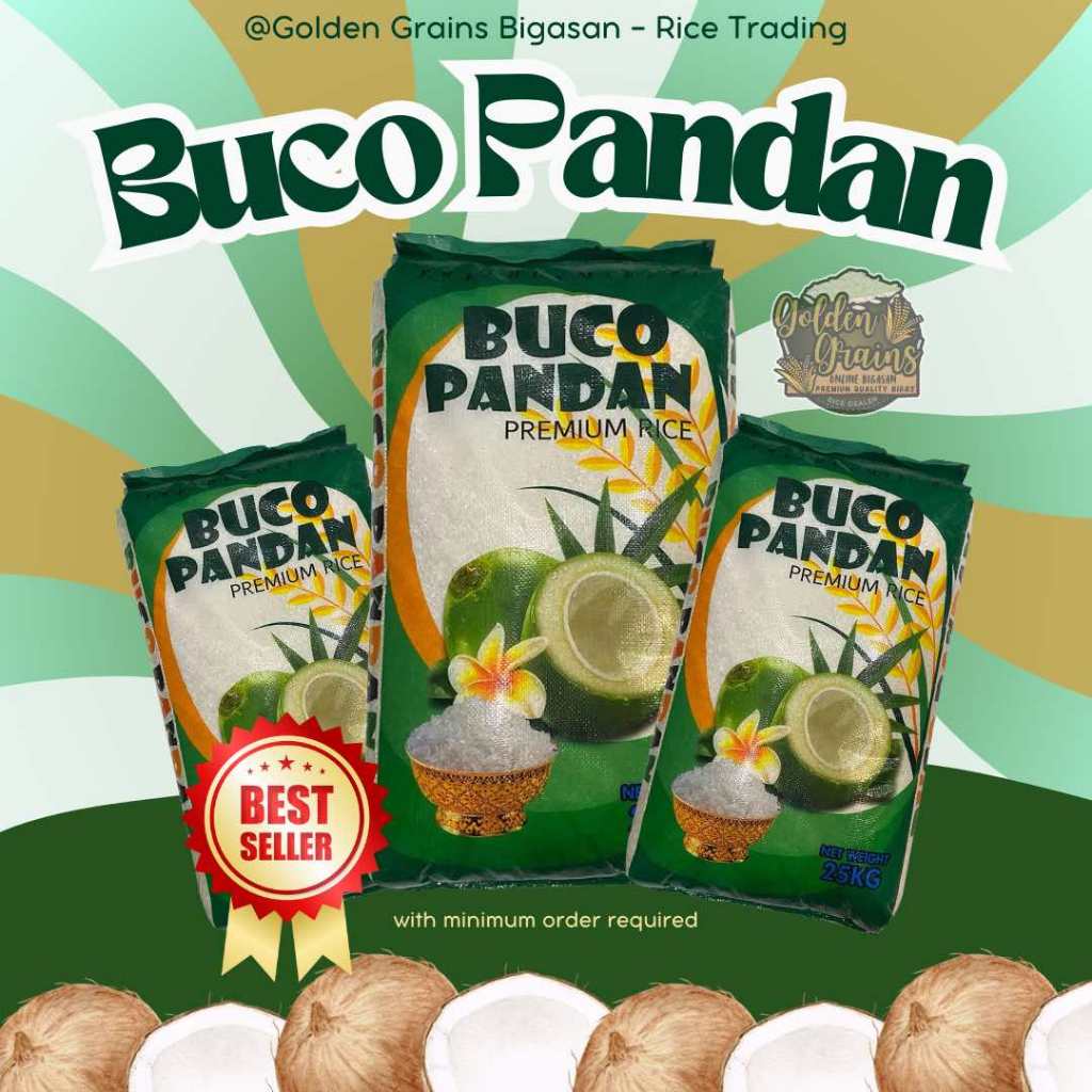 BUCO PANDAN PREMIUM RICE 25KG (QUALITY RICE) | Shopee Philippines