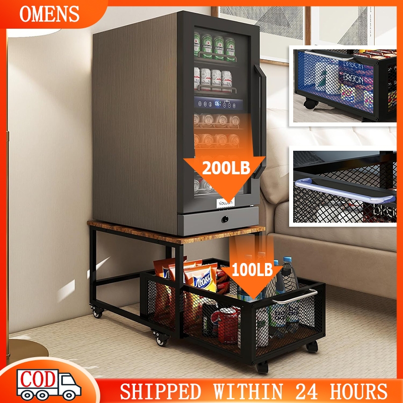 Mini Fridge Stand With Drawer Refrigerator Rack Stand Refrigerator ...