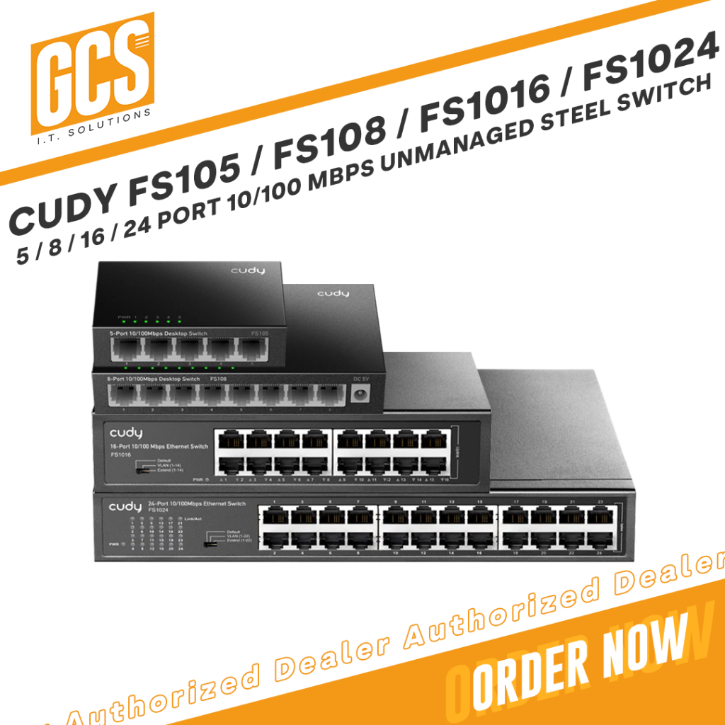 Cudy FS105 5-Port / FS108 8-Port / FS1016 16-Port / FS1024 24-Port ...