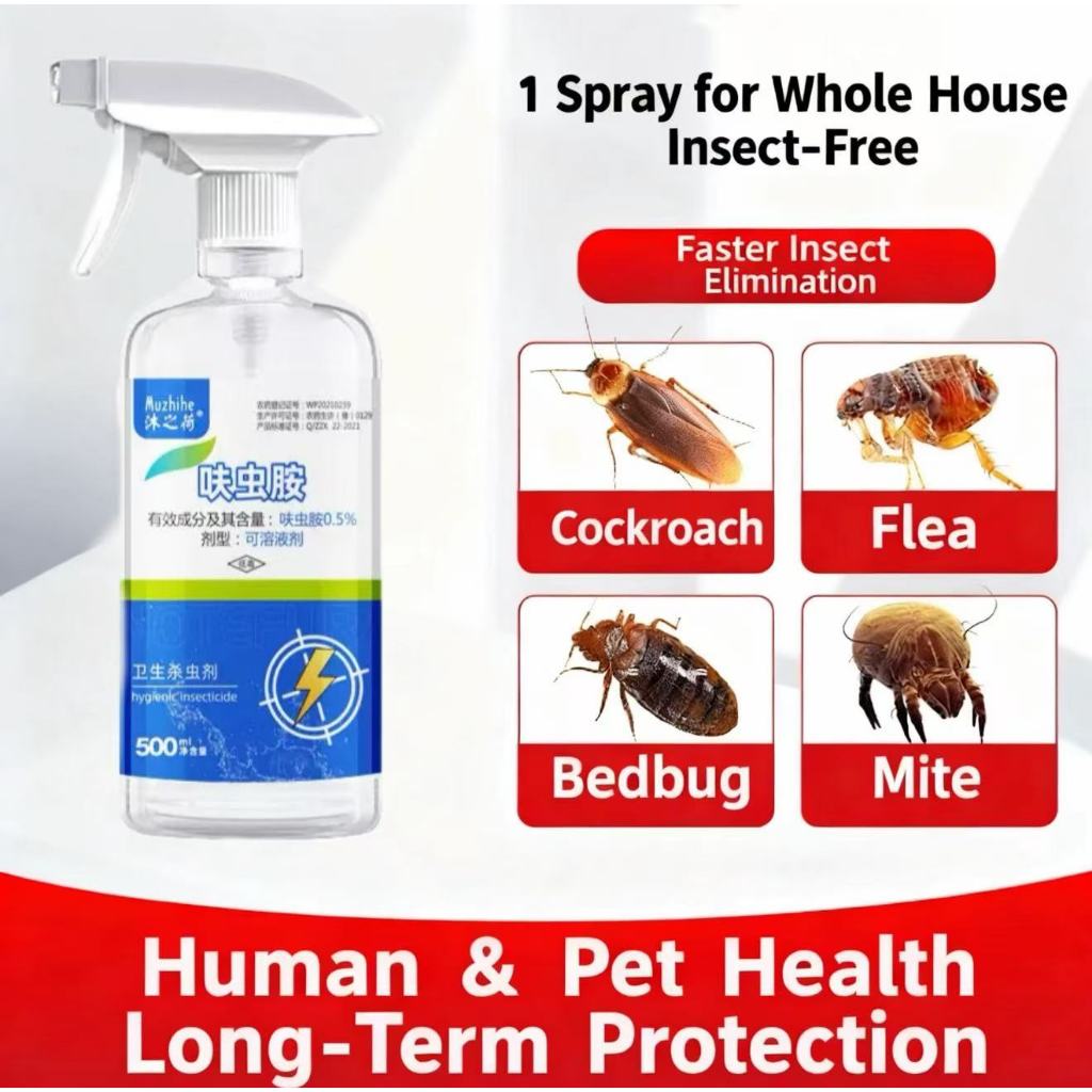 Insecticide spray 500ml cockroach killer Termites killer spray kill all ...