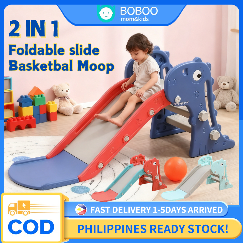 Foldable Slide for Kids Children Baby Playground Family Outdoor Slide ...