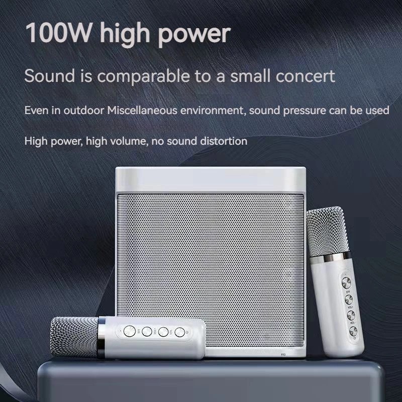 Wireless Karaoke Speaker with mic 3D Stereo Amplifier Speaker Dual ...