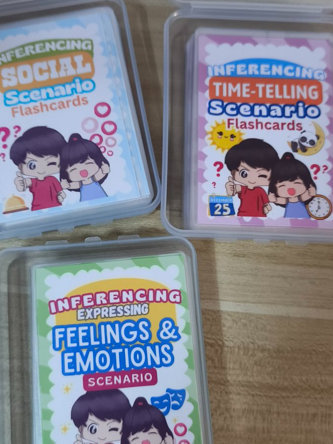 Inferencing Scenario Flashcards – Speech Therapy & Language Development ...