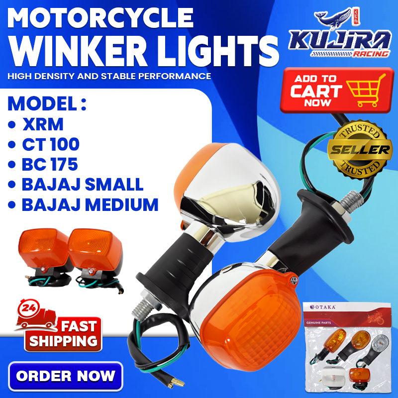 OTAKA MOTORCYCLE WINKER LAMP FOR BAJAJ, BARAKO, CT100, XRM, TMX125 ...