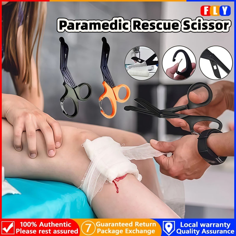 Stainless Steel Portable Emergency EMT Scissors Multifunctional Outdoor ...