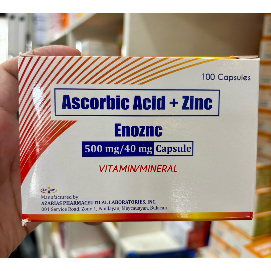Ascorbic Acid+Zinc Tablet (ENOZNC) | Shopee Philippines