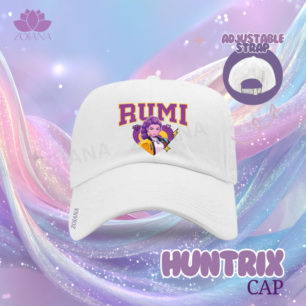 KPOP DEMON HUNTERS CAP RUMI ZOEY MIRA HUNTRIX CUSTOMIZED CAP FOR KIDS ...