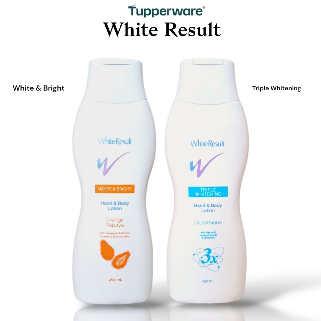 White Result Lotion 250ml By Tupperware Brands | Shopee Philippines