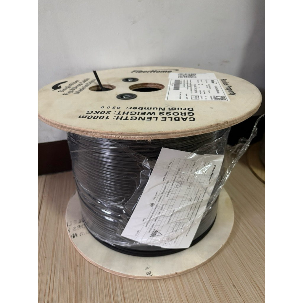 Fiber Optic Cable (FOC) Single Core 1km 1000m Pure Black | Shopee ...