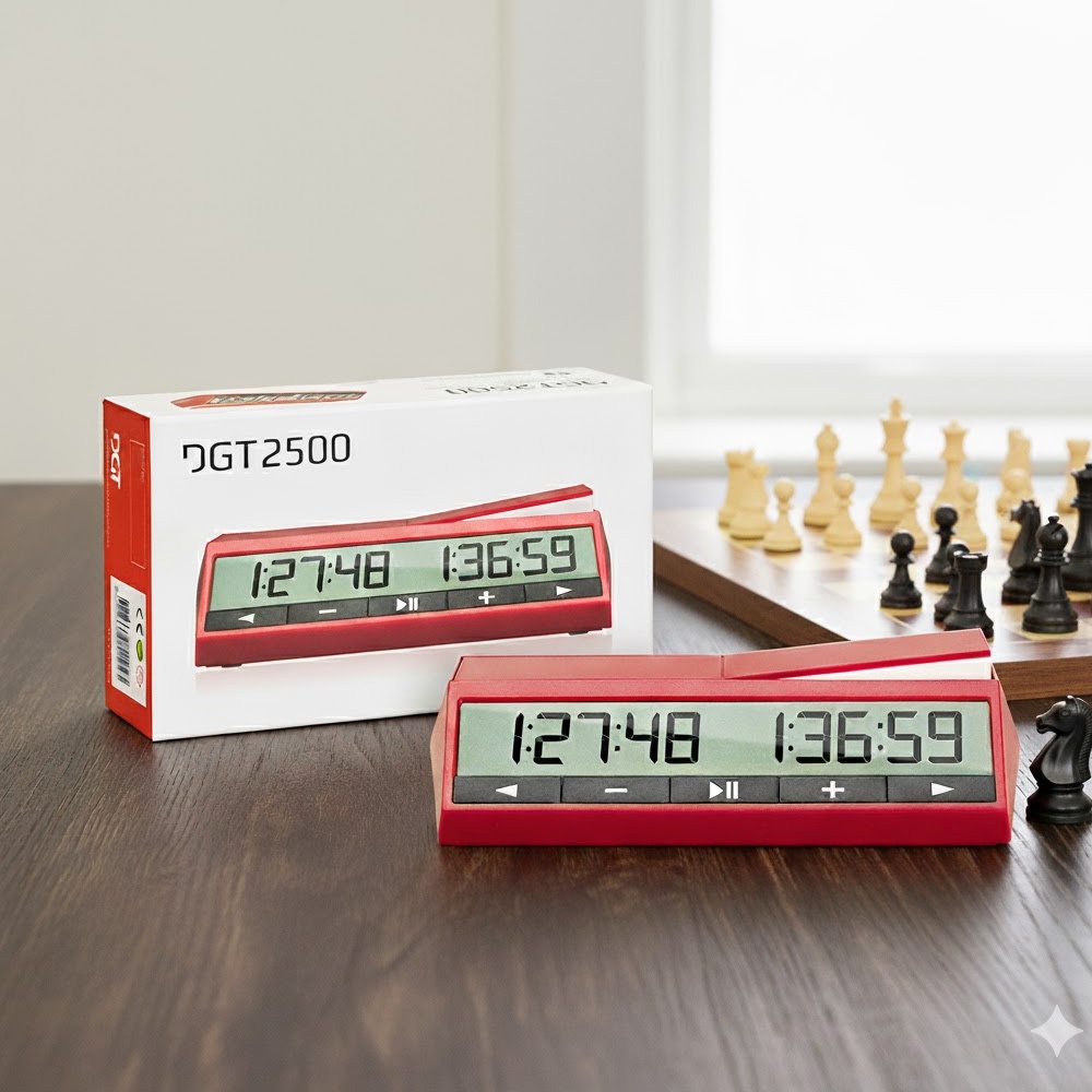 DGT | Digital Chess Game Clock - FIDE Approved (DGT-2500) | Shopee ...