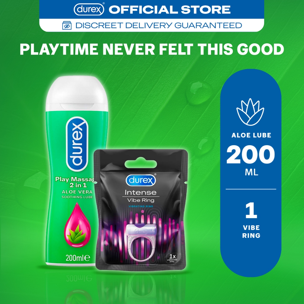 durex 2 in 1 vibrator Durex Play Vibe & Tease 2in1 Vibrator with Stimulating Tip – Medpak main image 1