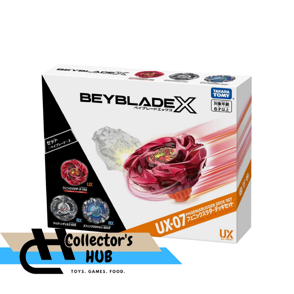 BeybladeX UX-07 BATTLE DECK SET Phoenix Rudder (BAN KEE) | Shopee ...