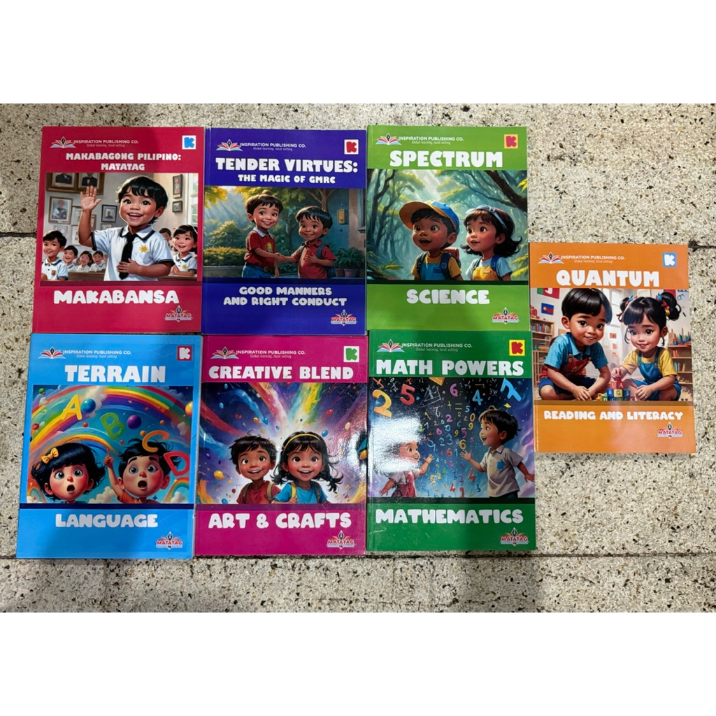 KINDER BOOKS MATATAG CURRICULUM MATH SCIENCE ENGLISH MAKABANSA READING ...