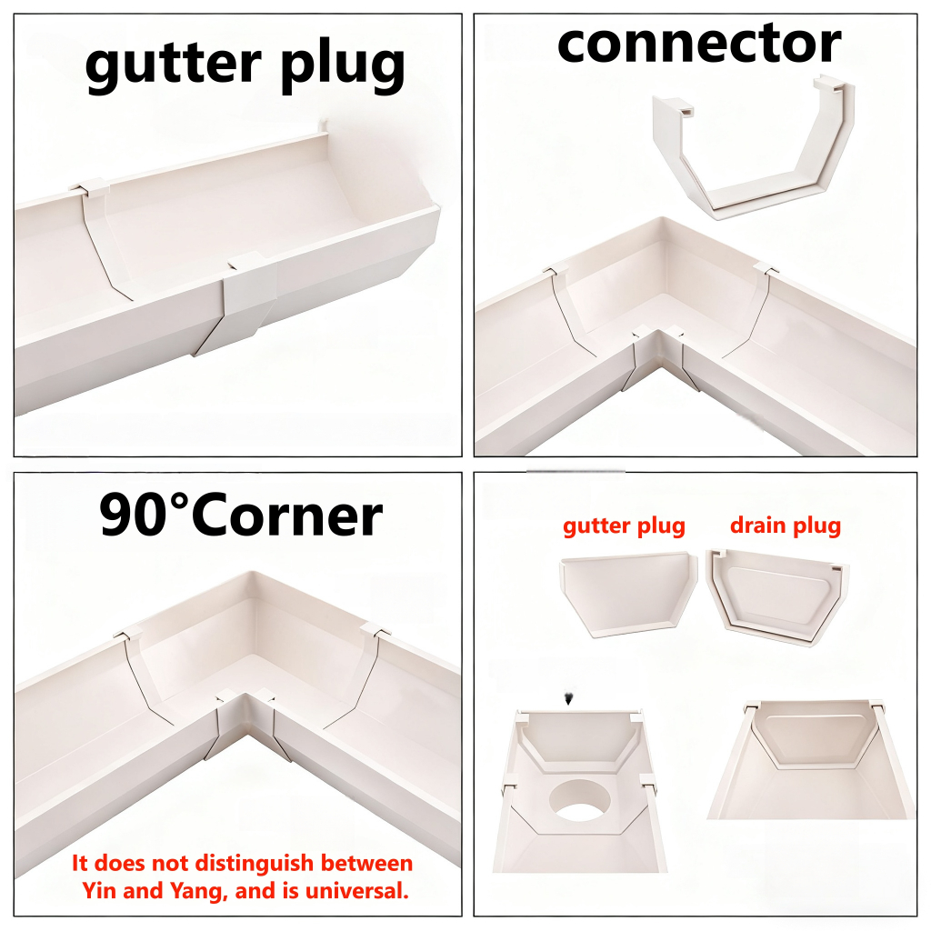 PVC Alulod Roof Gutter 160mm | Rainwater Channel | 4ft Gutter for House ...