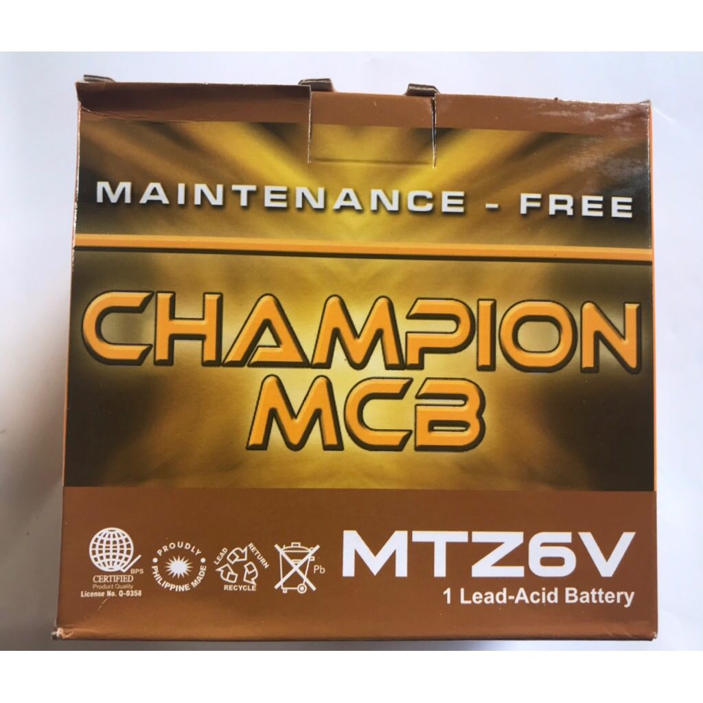 Motorcycle Battery MTZ6V Aerox V2,NMAX V2,Click,Raider150 Maintenance ...