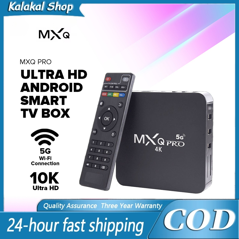 MXQ Pro 5G 4K HD Smart Android TV Box 128+1TB Core Smart Media Player ...