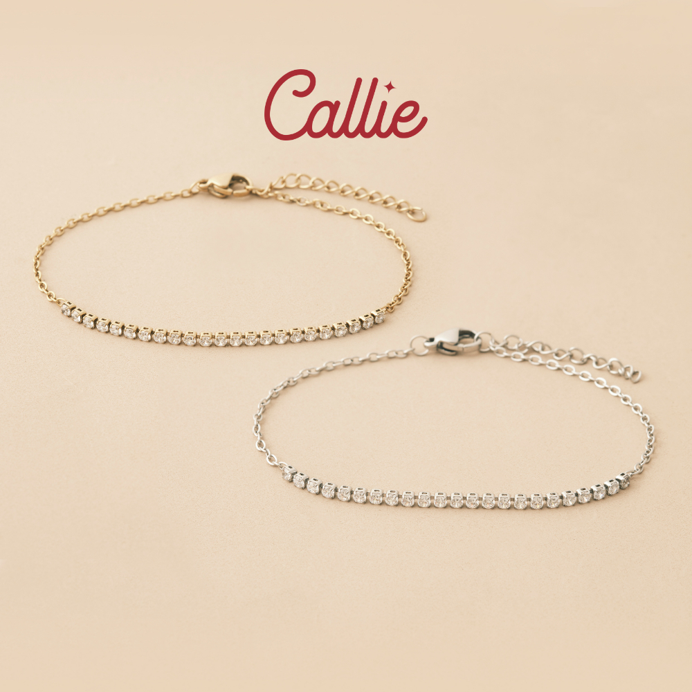 Callie Stainless Steel Juvy Tennis Bracelet Shop.Callie | Shopee ...
