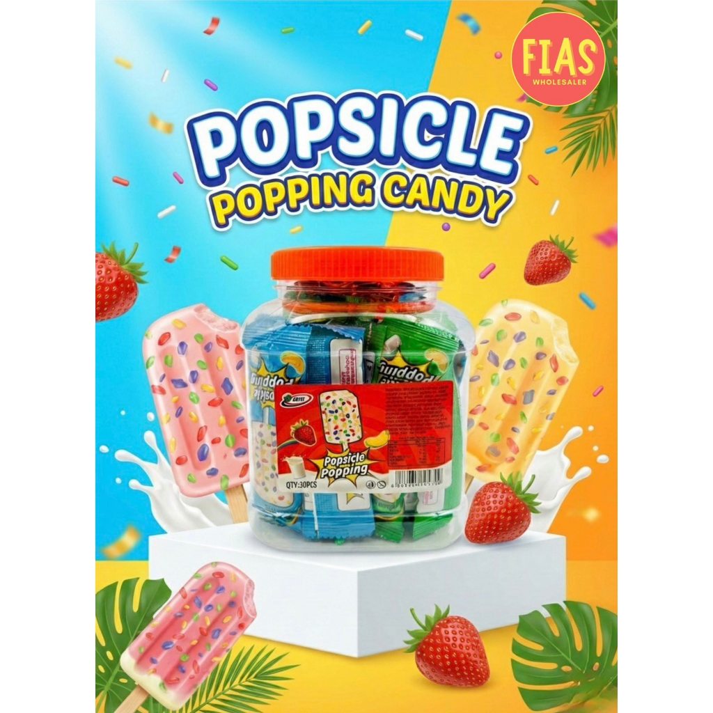30 pcs Popsicle Popping Candy Wholesale Paninda | Shopee Philippines