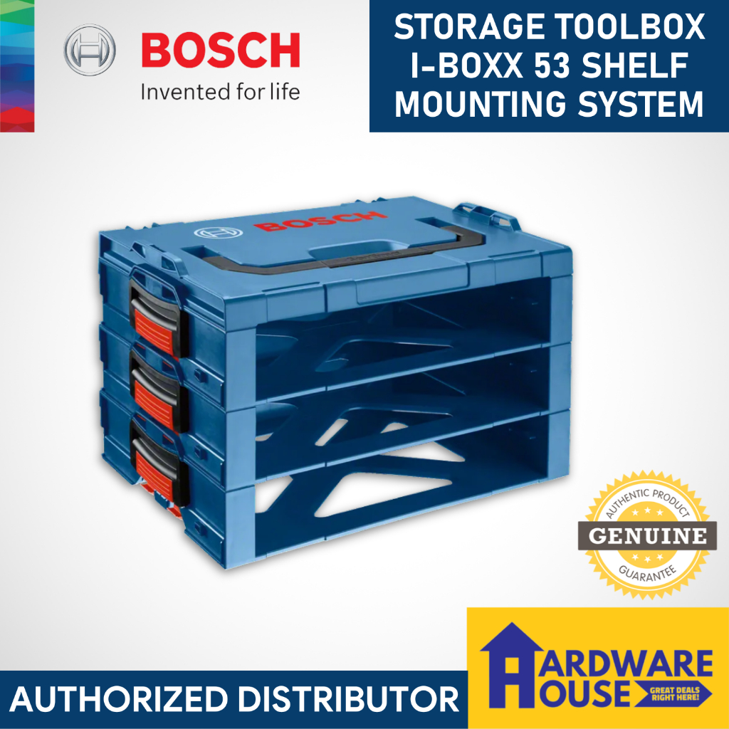 ORIGINAL BOSCH Storage Toolbox I-BOXX 53 Shelf Rack Mounting System 3 ...
