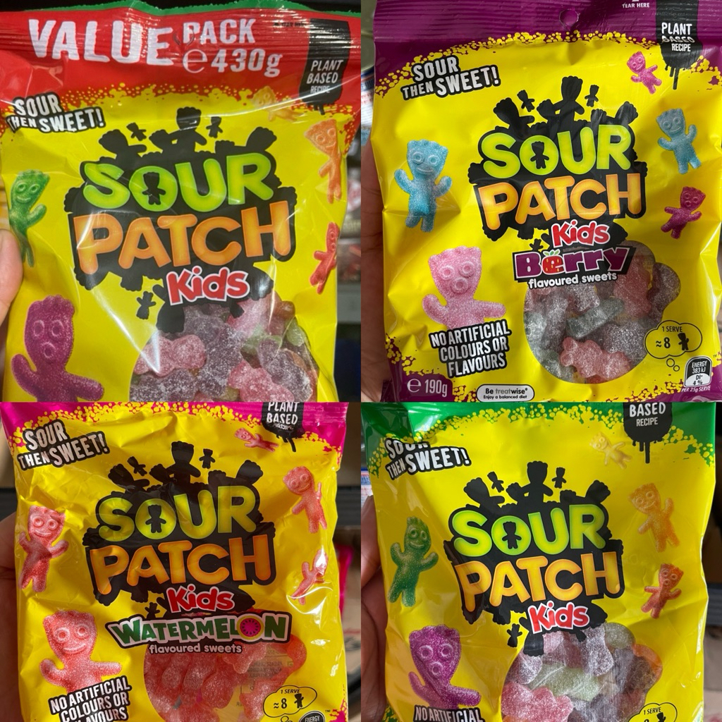 Sour Patches Kids Candies Assorted Flavor (430g /190g) | Shopee Philippines