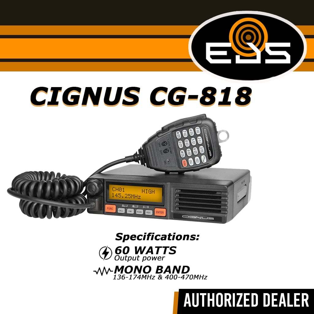 CIGNUS CG818 BASE RADIO / MOBILE BASE RADIO | Shopee Philippines